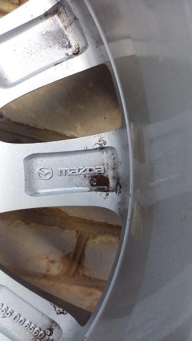 Колесо на Mazda шиповка