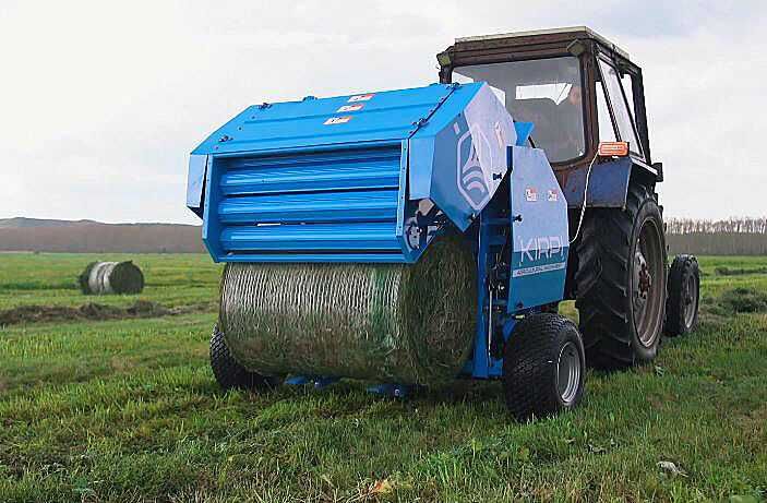 Пресс-подборщик рулон  KIRPI 120-110F (вальцовый)