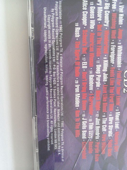 CD Hard Rock All time dublu, original cu cărticică