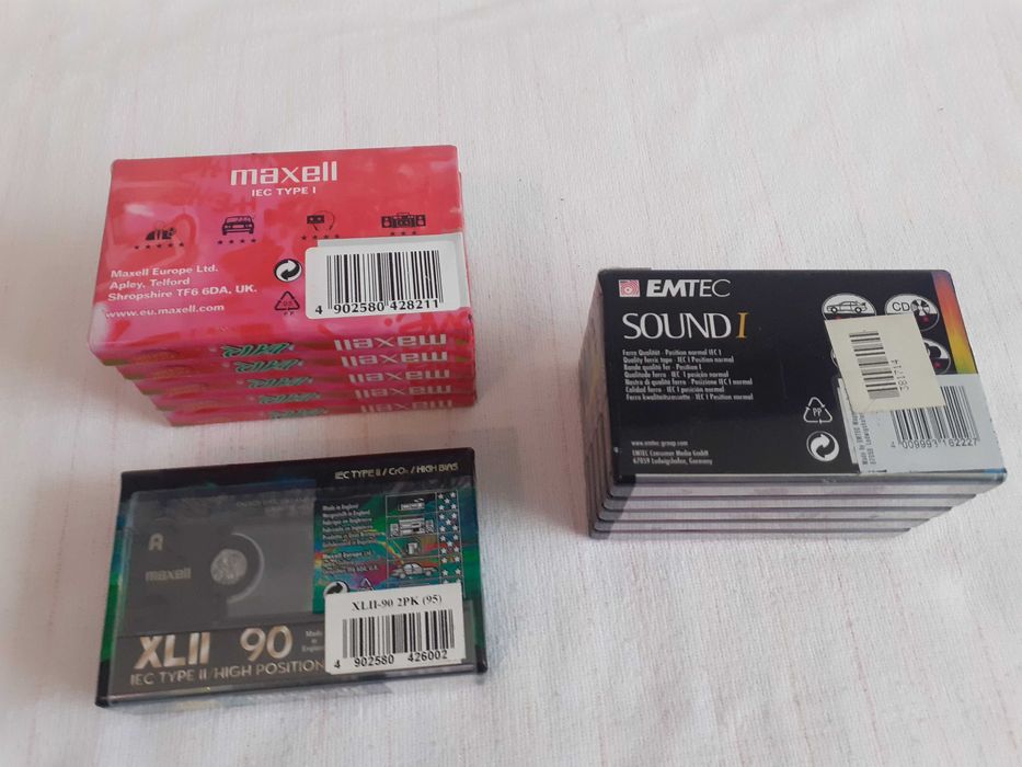 casete audio sigilate maxell