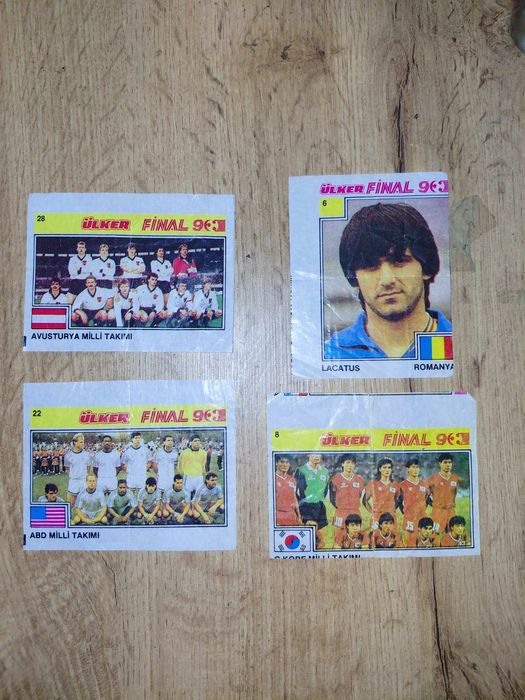 Продавам картинки от  дъвки ULKER FINAL