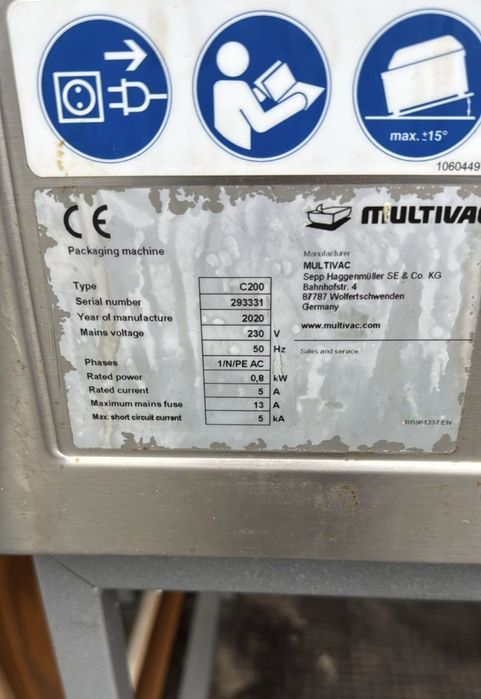 Masina de vidat Multivac C200