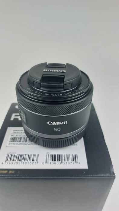 Vând Obiectiv Canon RF 50mm f1.8 STM - NOU / NEFOLOSIT