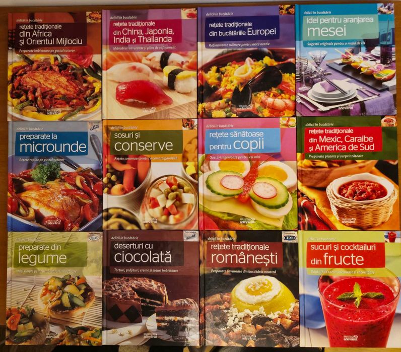Colectia  Delicii in Bucatarie - Adevarul - Completa  (21 de volume)