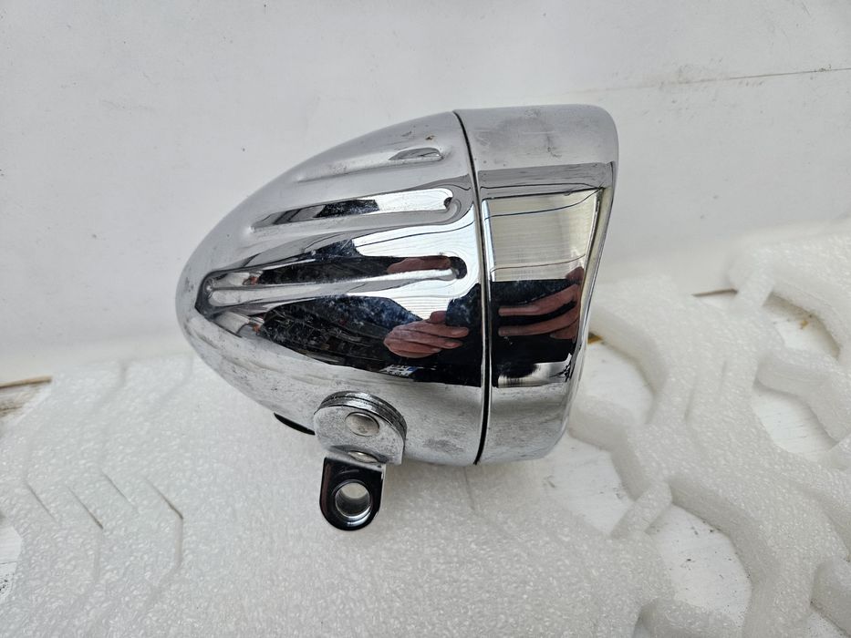 Far cromat Bullet pentru Harley Davidson