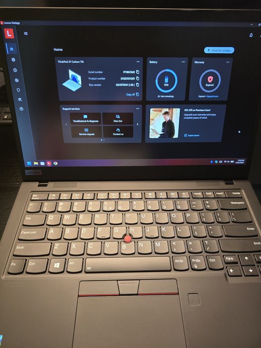 Ultrabook Lenovo X1 Carbon Gen 7, i7, 16GB, 256GB, Estetic 9/10.