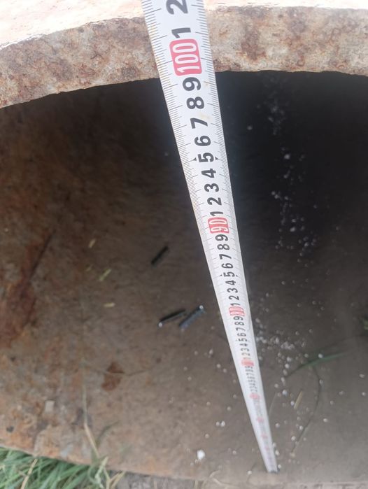 Продам советскую трубу металл D 100 см (1 метр)