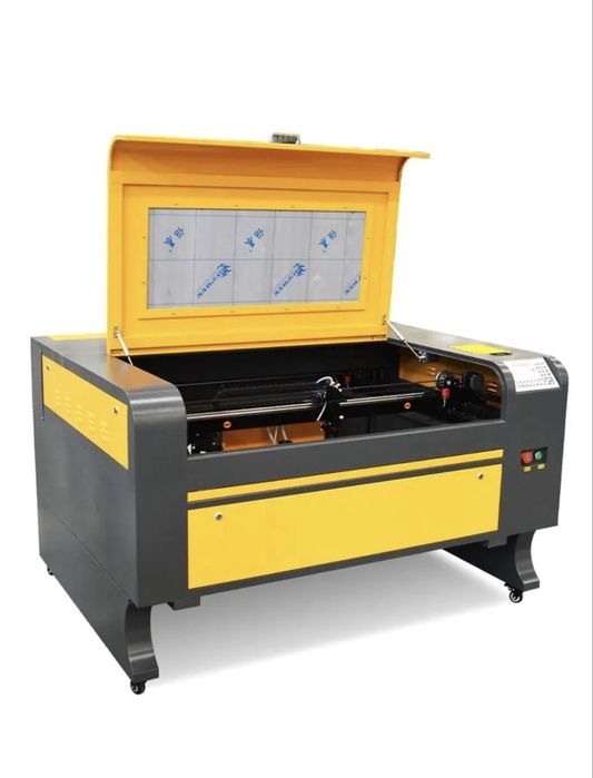 Лазерный гравировальный станок 100x80см, RUIDA, CO2 80W + вытяжка