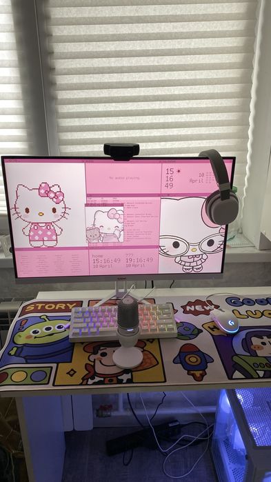 Продаю игровой пк, белый сетап