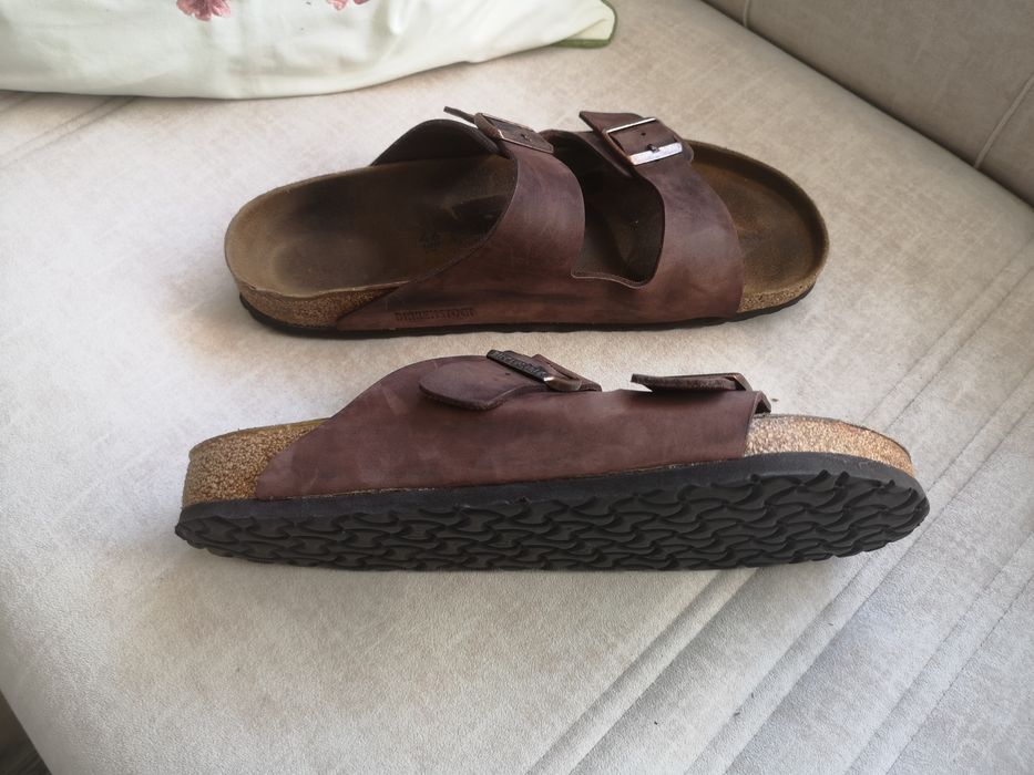 Birkenstock N 46 като нови, естествена кожа, модел Arizona