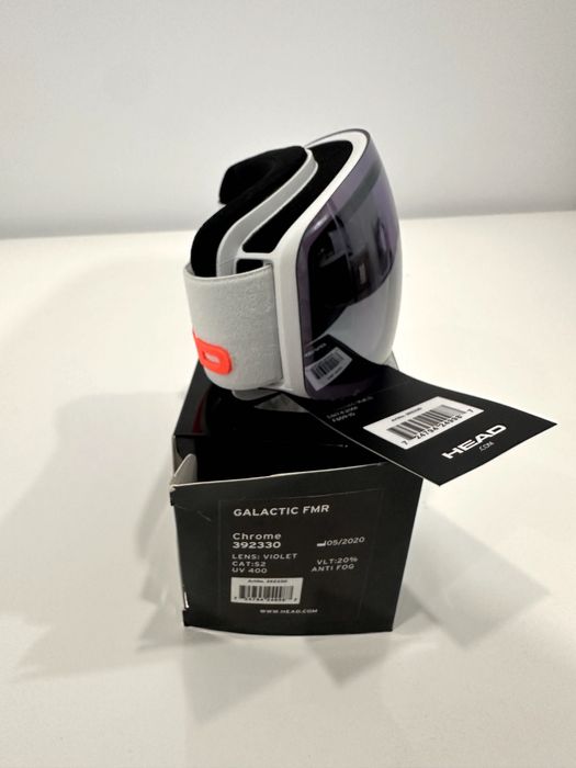 ochelari schi/snowboard HEAD albi cu lentila fumurie