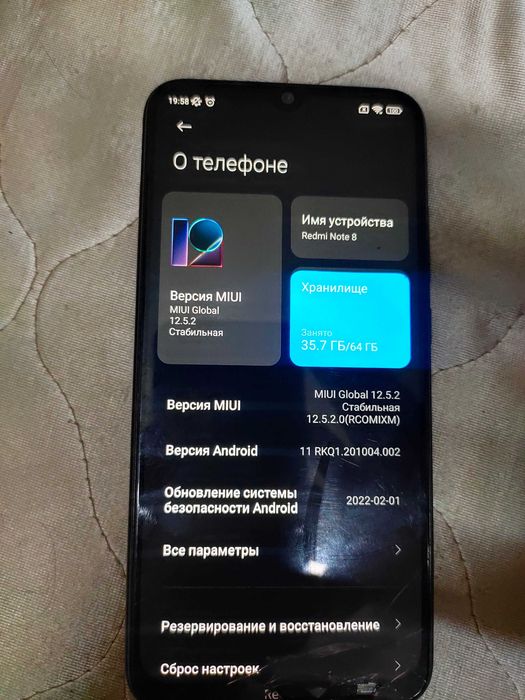 redmi note 8 4/64.