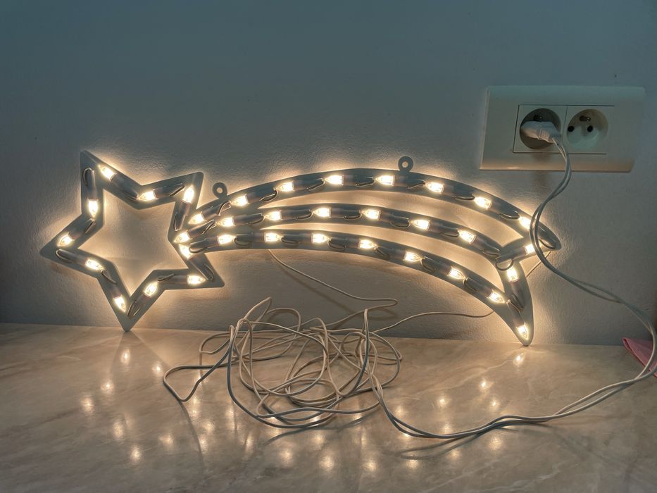 Decoratiune luminoasă in forma de stea