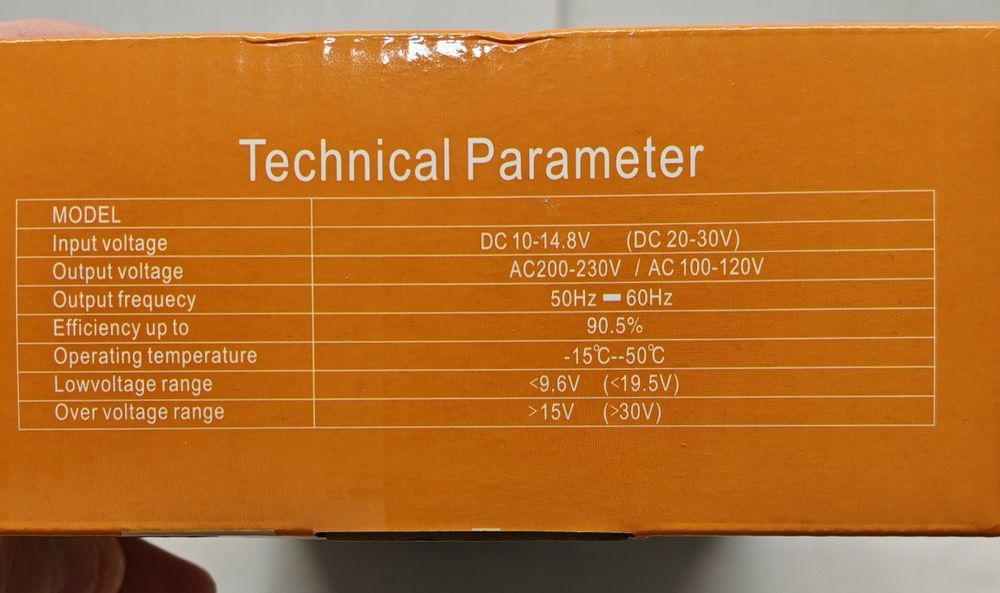 Invertor 12V DC la 220V