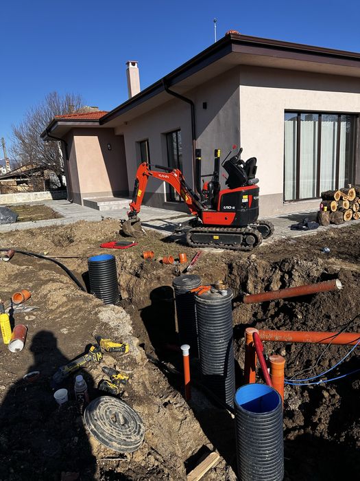 Услуги с микро багер М СТРОЙ 92 Стара Загора Багер