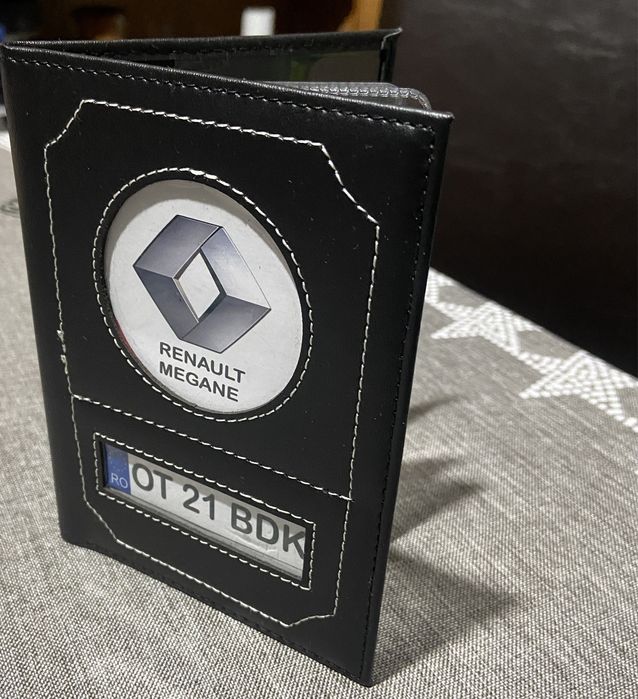 Portofel/Portdocument auto Personalizare cu poza și text