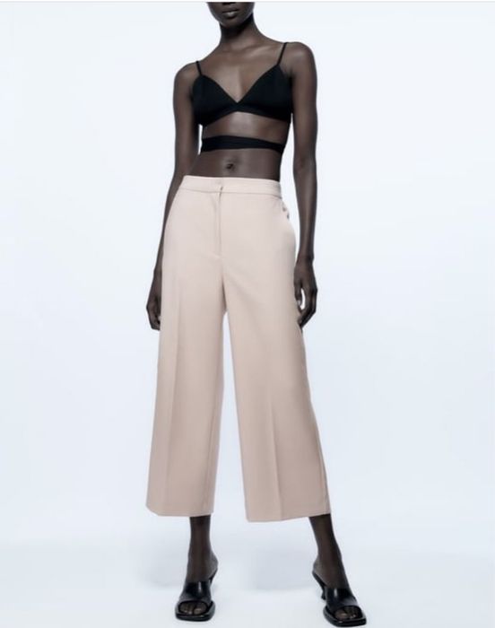 Pantaloni cullotes, fusta pantaloni Zara marime XS S M noi