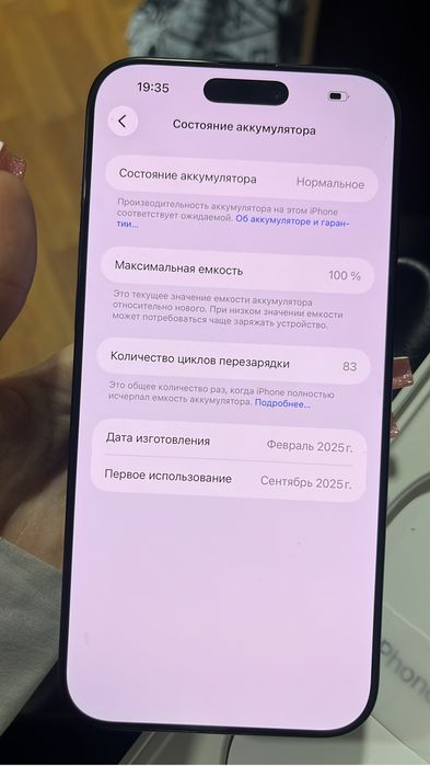 Iphone 16 pro max 256/100%/83kcp