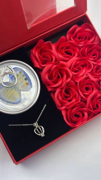 Цепь с жемчуг титан