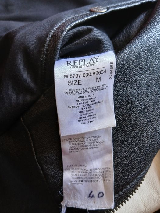 Geaca de piele Replay, originala!M