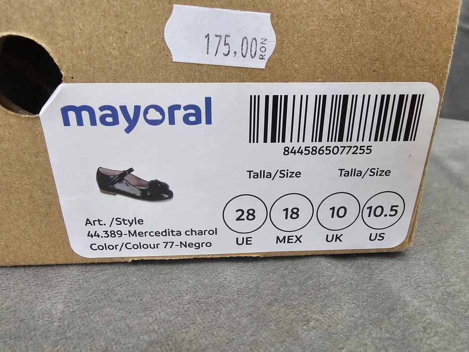 pantofi balerini eleganti MAYORAL shoes marime 28