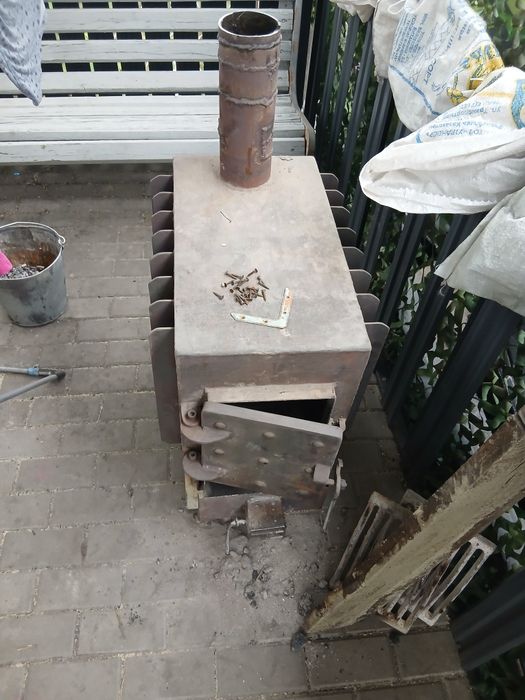 Печь для гаража металлическая бу