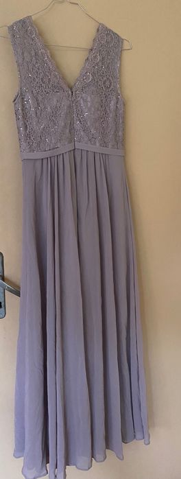 Нова дамска рокля в лилаво ХС