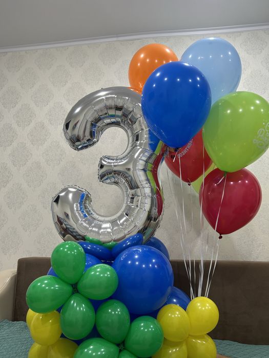 Продам шары цифры