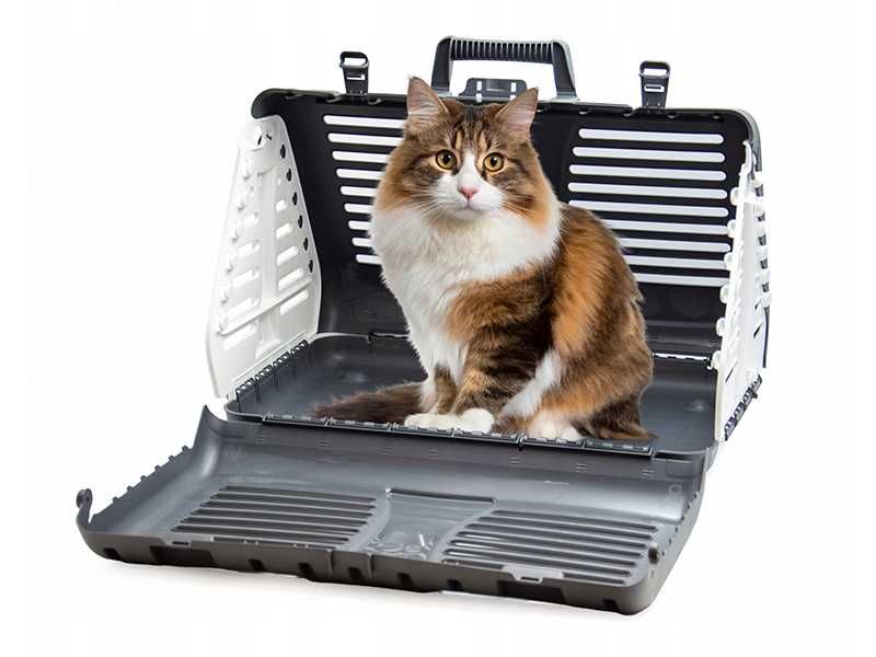 НОВИ! Транспортна клетка сгъваема за домашни любимци до 10кг