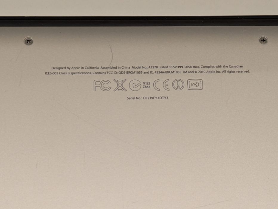MacBook Pro 2012 i5 2.5GHz/8GB/500GB