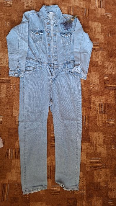 Дамски дънков гащеризон