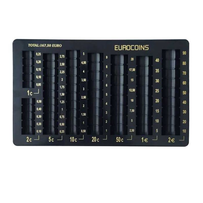 Монетник 2€, 1€, 50с, 20с,.. Нов евро монетарник, Поставка за монети