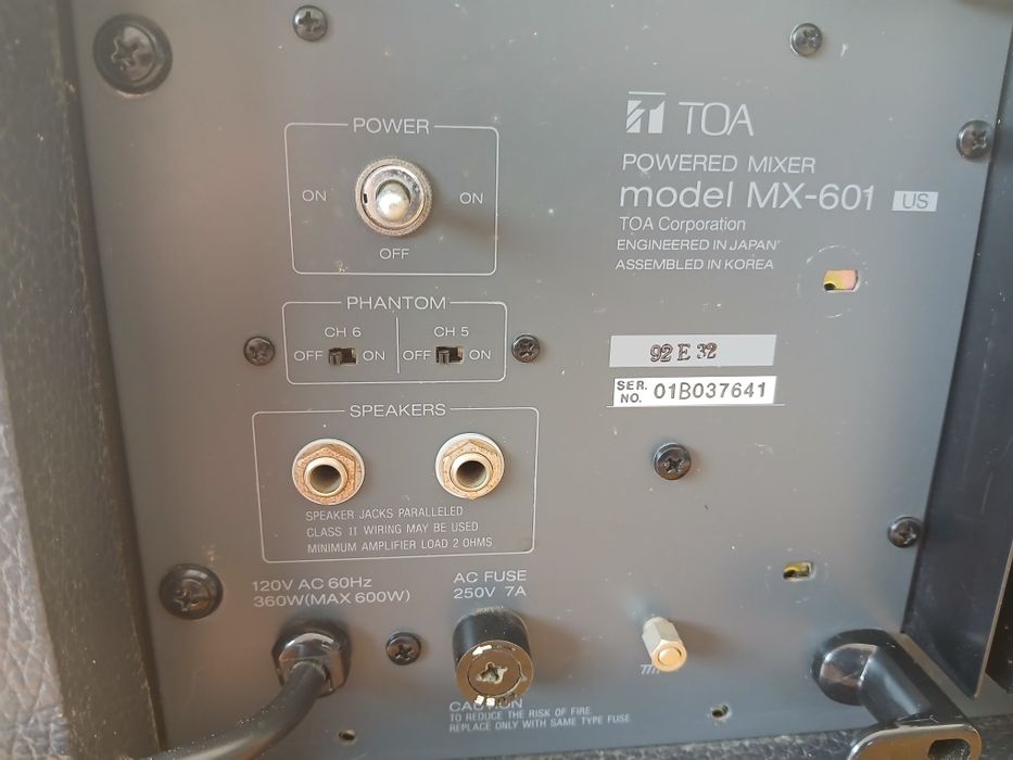 Amplificator vintage TOA 6canale