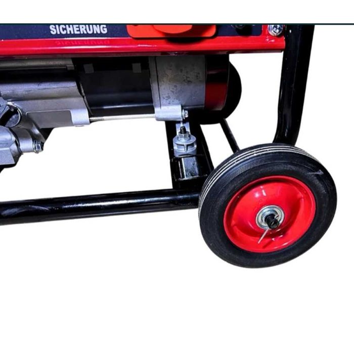 Трифазен/Монофазен четиритактов генератор за ток 3,9KW-Агрегат+количка