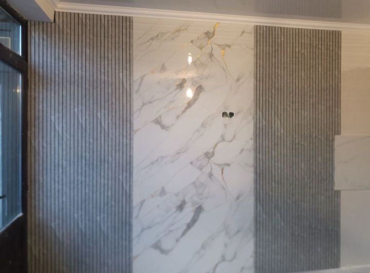 Поклейка обоев галтель плинтуса