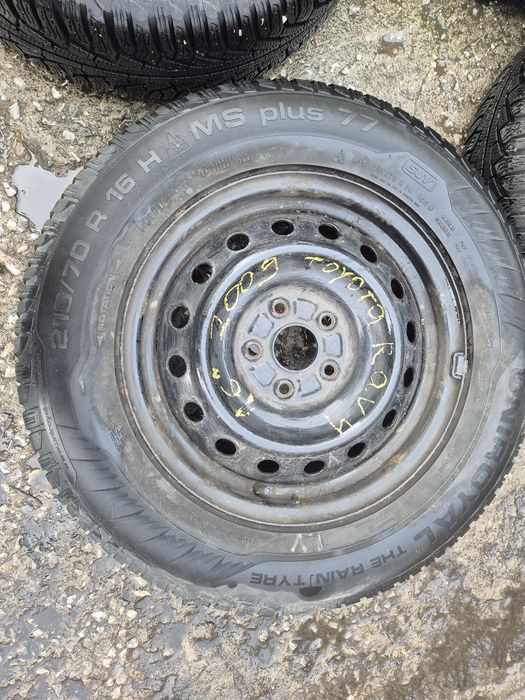 4бр стоманени джанти за Тойота Рав 4 / 6.5ж Х16/ ет 45/ 5Х 114.3/