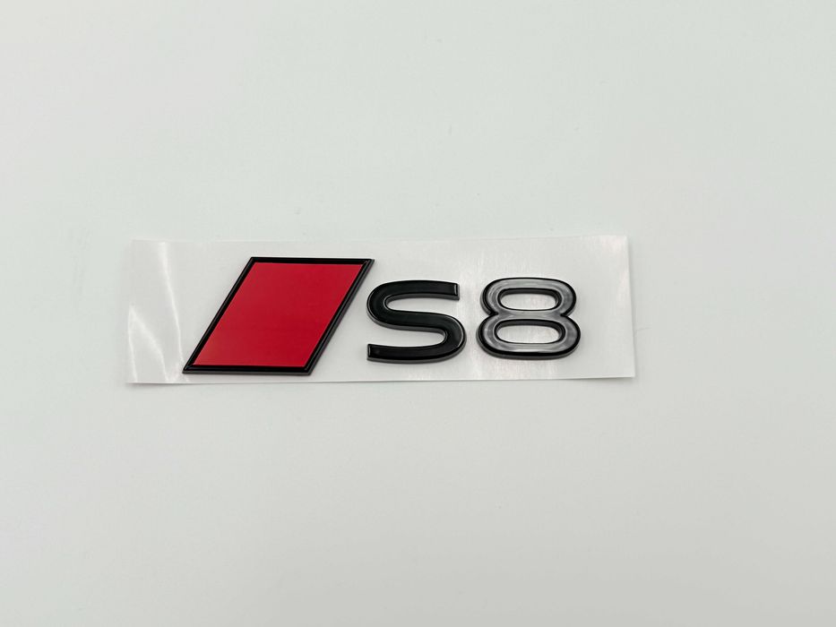Emblema AUDI S8 spate negru NOU