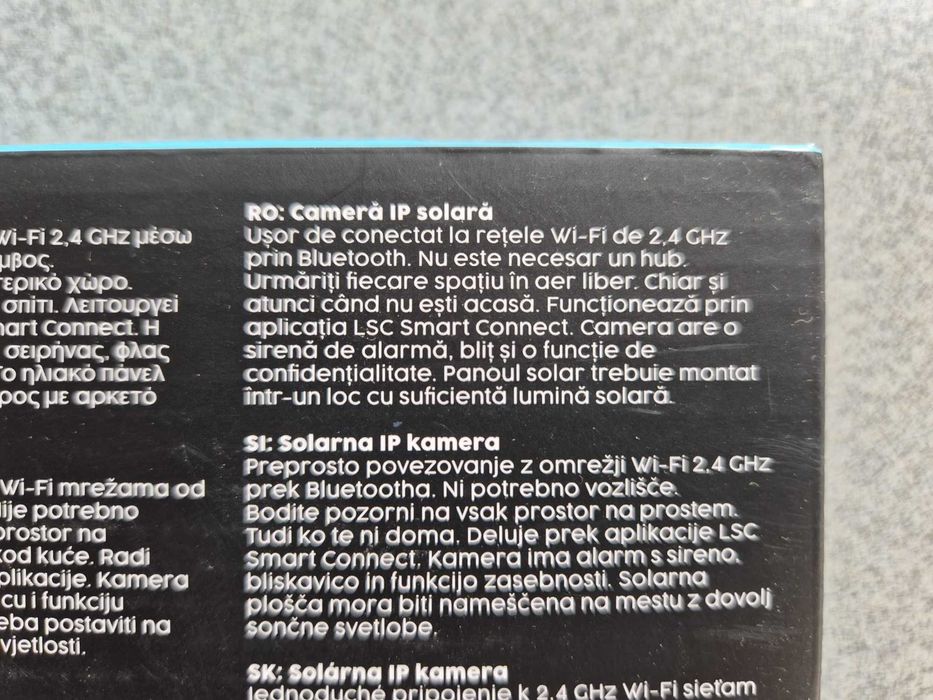 Camera supraveghere solara LSC, wifi, IP65, complet autonoma