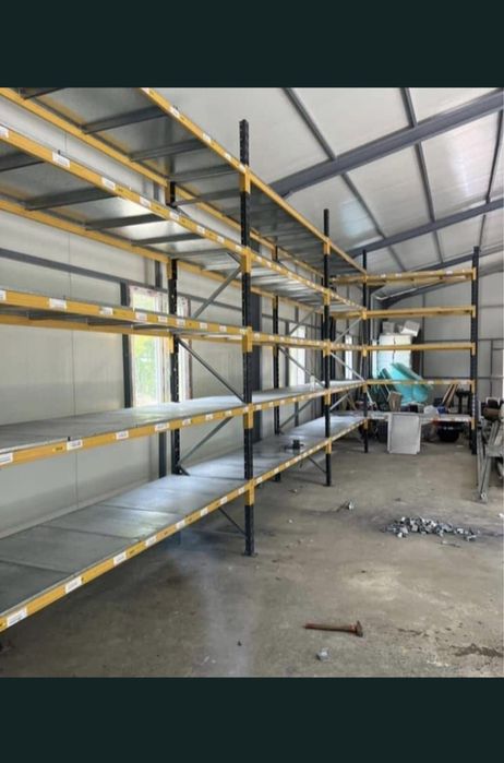 Rafturi metalice depozitare marfa manual cu polițe