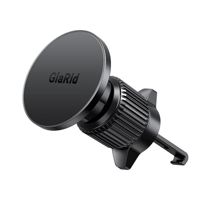Suport telefon auto magnetic, pentru grila ventilatie cu inel magnetic