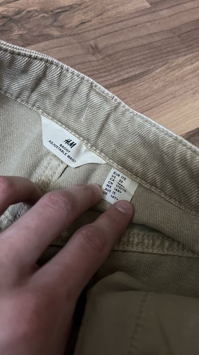 Pantaloni lungi blugi H&M cargo jeans