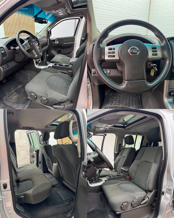 NISSAN NAVARA 2,5 Tdi , 4x4 la buton , Clima , Navi , Scaune incalzite , Trapa , RAR+ITP