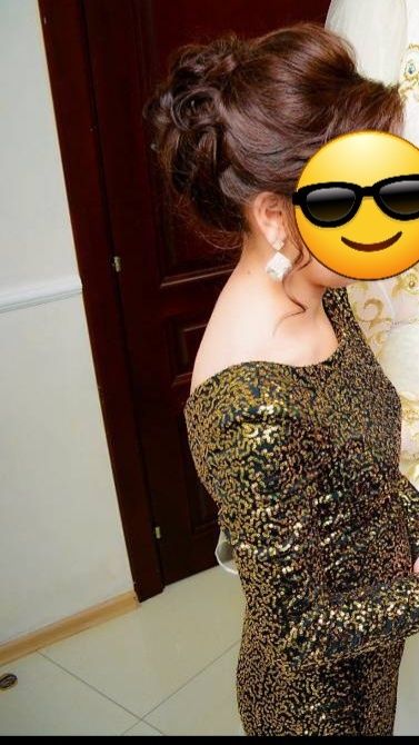 Шикарное платье в золото