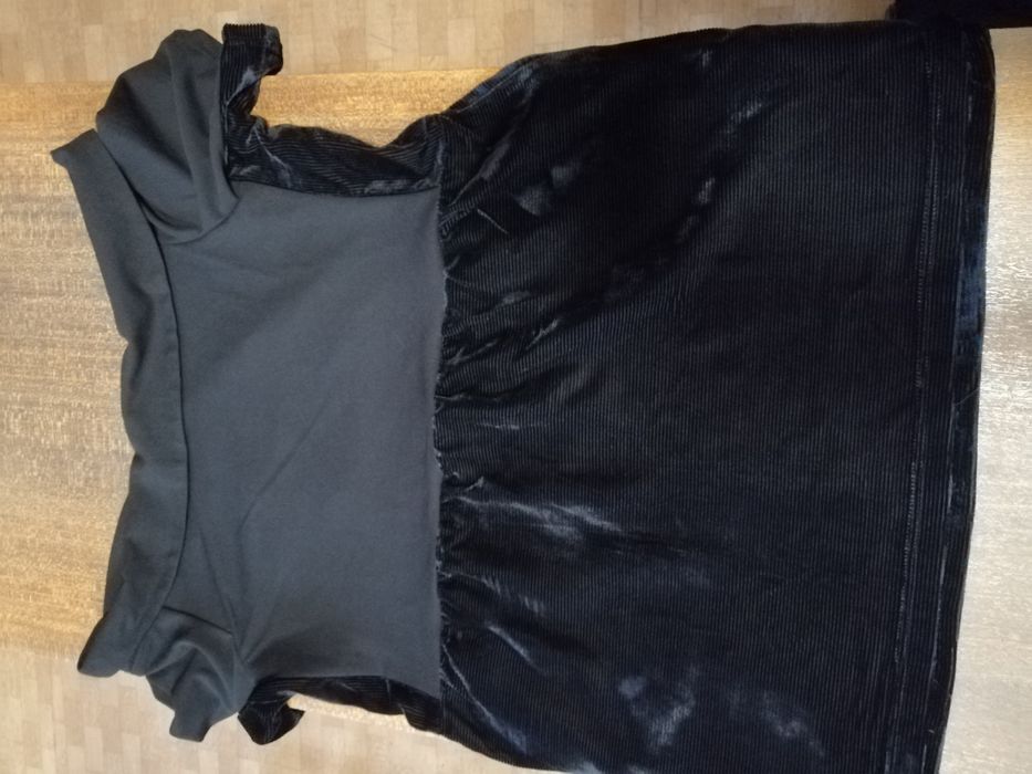 Бродирана блузка. Черна туника.