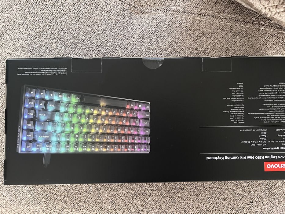 Геймърска клавиатура Lenovo Legion K510 Mini Pro