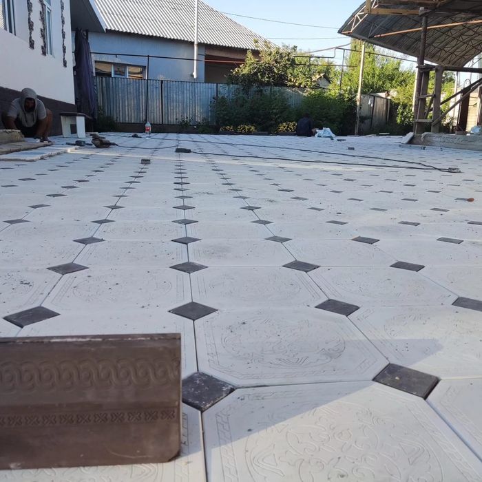 Укладка брусчатки