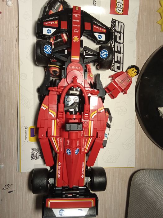 Конструктор lego гоночный болид, ferrari, формула 1,
