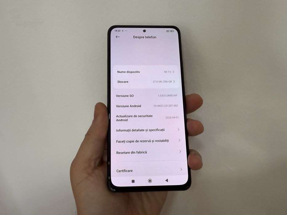 Xiaomi MI11i, 256 gb, 8 gb ram, Gray, dual sim