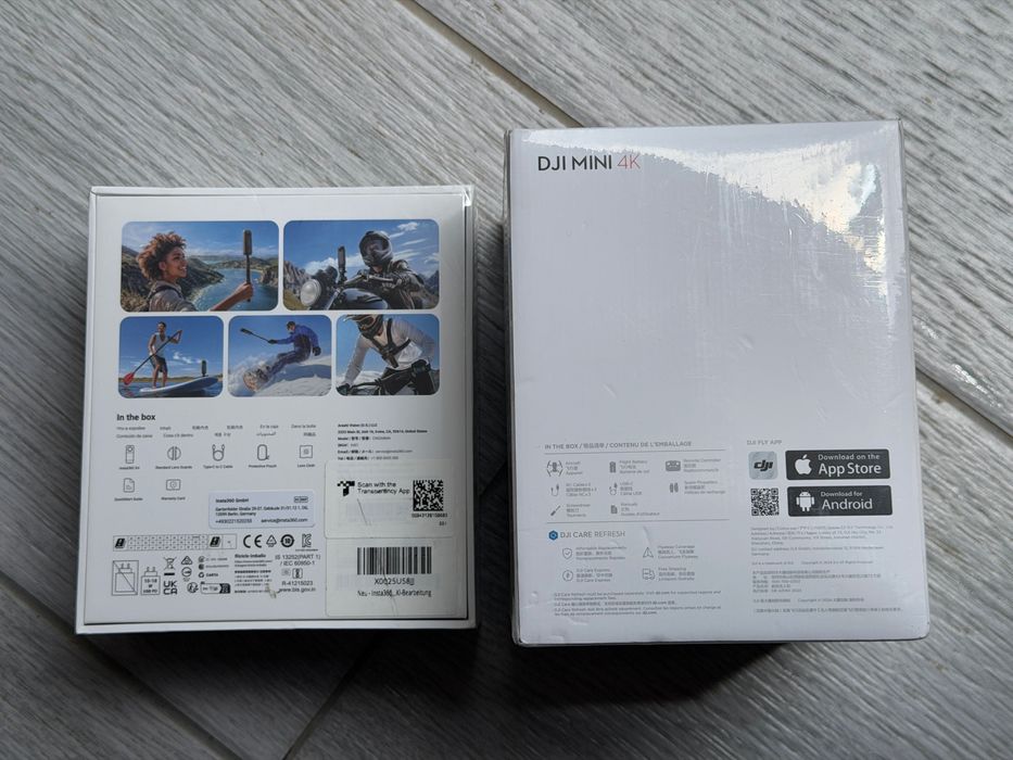 Insta360 X4 + DJI Mini 4K - sigilate
