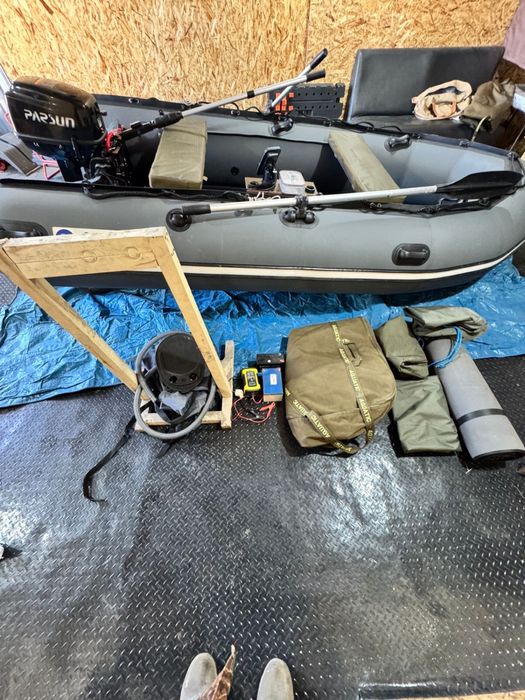 Лодка apache, мотор parsun 9.8